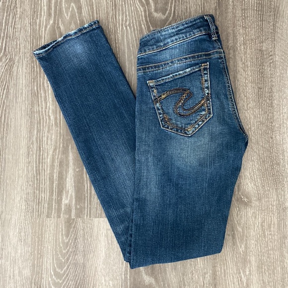 Silver Tuesday Low Rise Straight Leg. Sz 27/32 - Picture 4 of 12